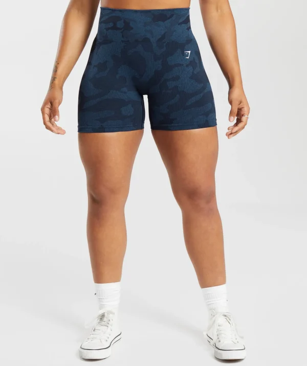 Adapt Camo Seamless Ribbed Shorts