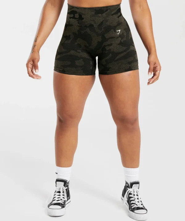 Adapt Camo Seamless Ribbed Shorts