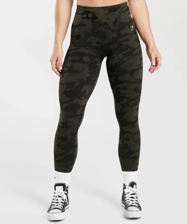 Adapt Camo Seamless Ribbed Leggings