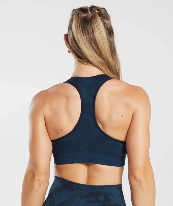 Adapt Camo Seamless Ribbed Sports Bra