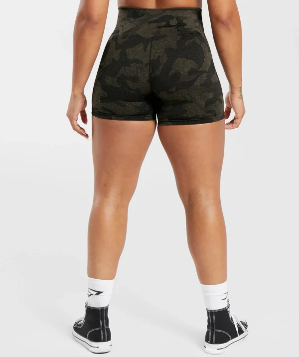 Adapt Camo Seamless Ribbed Shorts