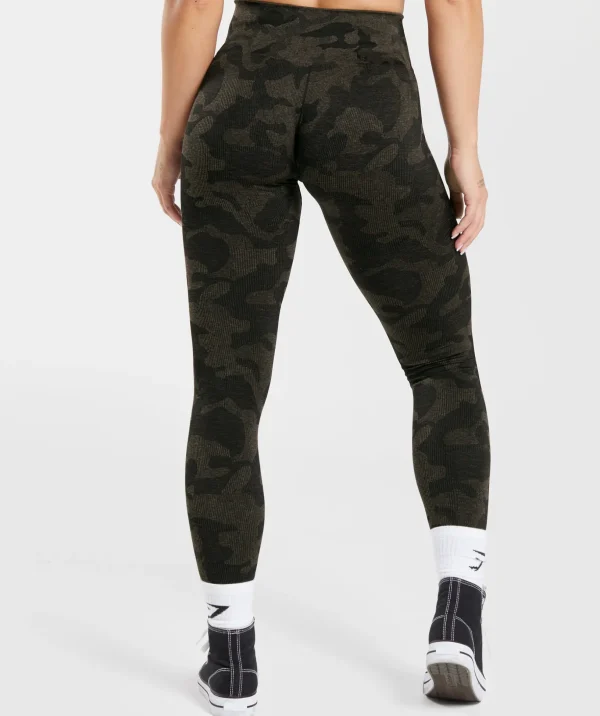 Adapt Camo Seamless Ribbed Leggings