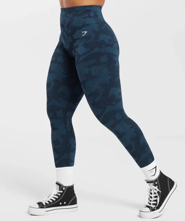 Adapt Camo Seamless Ribbed Leggings