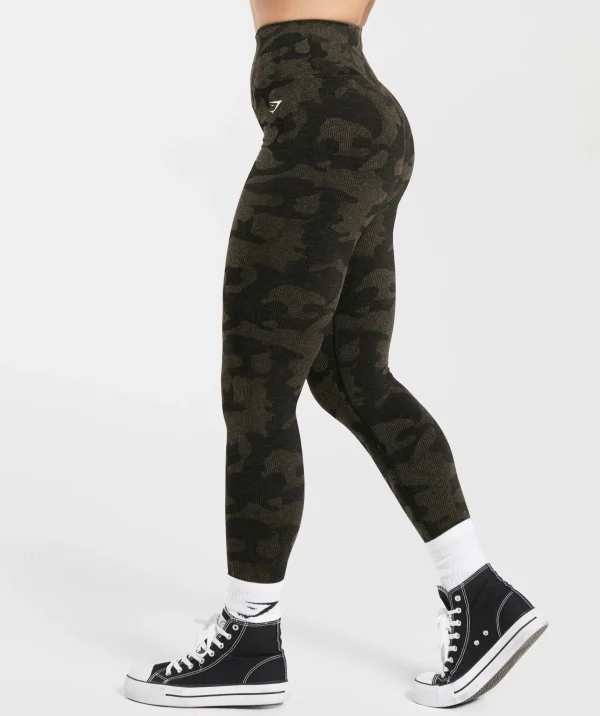 Adapt Camo Seamless Ribbed Leggings