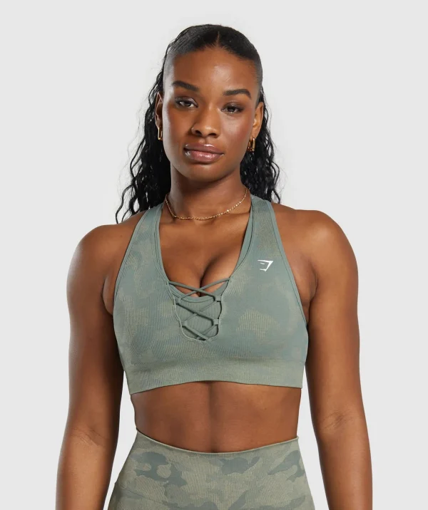 Adapt Camo Seamless Sports Bra