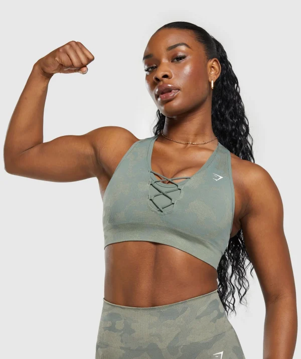 Adapt Camo Seamless Sports Bra