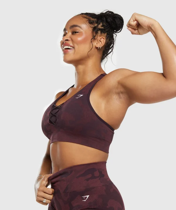 Adapt Camo Seamless Sports Bra