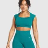 Adapt Fleck Seamless Crop Top