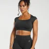 Adapt Fleck Seamless Crop Top