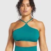 Adapt Fleck Seamless Halterneck Bralette