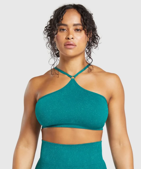 Adapt Fleck Seamless Halterneck Bralette