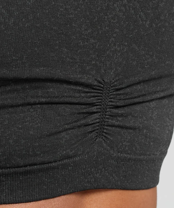 Adapt Fleck Seamless Long Sleeve Crop Top