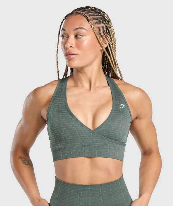 Adapt Monogram Seamless Sports Bra