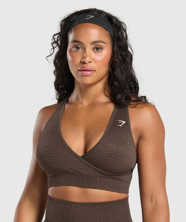 Adapt Monogram Seamless Sports Bra