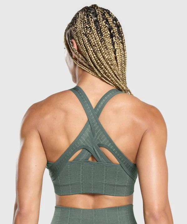 Adapt Monogram Seamless Sports Bra