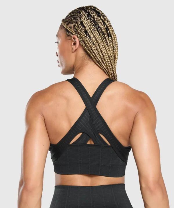 Adapt Monogram Seamless Sports Bra