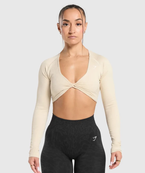 Adapt Safari Long Sleeve Crop Top