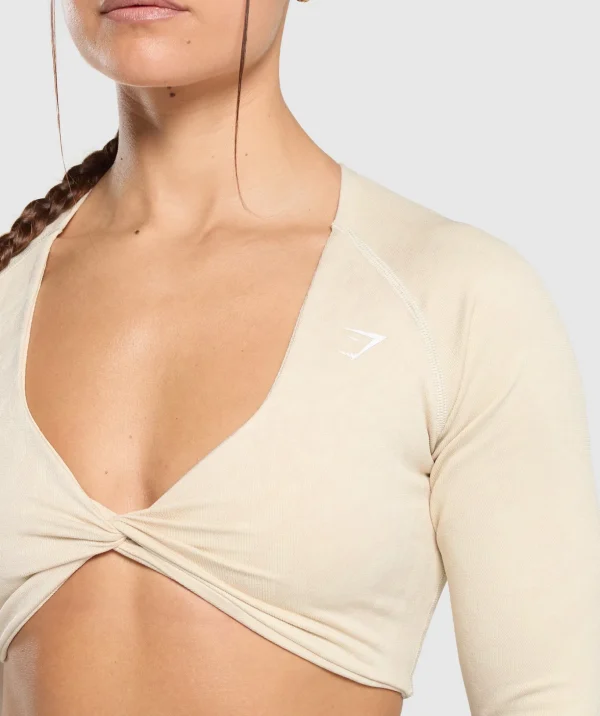 Adapt Safari Long Sleeve Crop Top