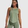 Adapt Safari Seamless Drop Arm Faded Tank