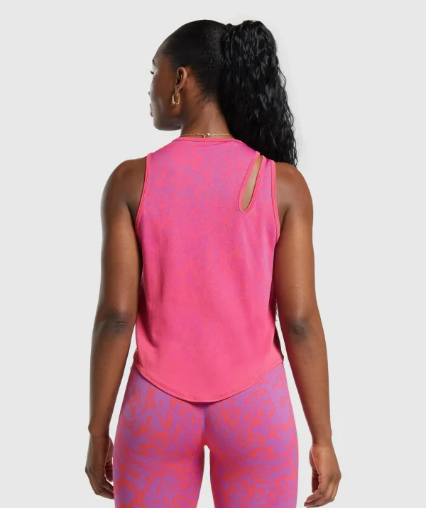 Adapt Safari Seamless Drop Arm Faded Tank