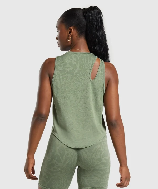 Adapt Safari Seamless Drop Arm Faded Tank