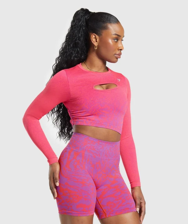 Adapt Safari Seamless Faded Long Sleeve Top