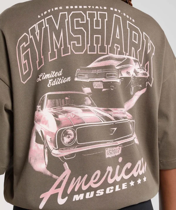 American Muscle Oversized T-Shirt