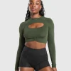 Apex Limit Seamless Long Sleeve Crop Top