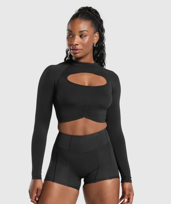 Apex Limit Seamless Long Sleeve Crop Top