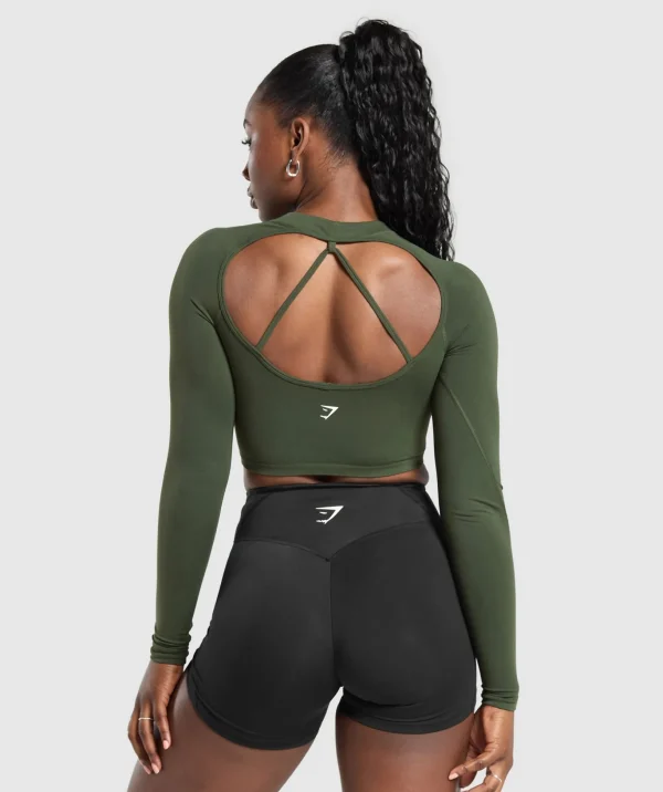 Apex Limit Seamless Long Sleeve Crop Top