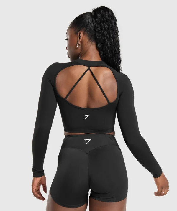 Apex Limit Seamless Long Sleeve Crop Top