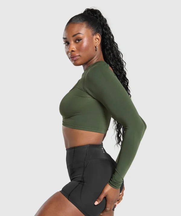 Apex Limit Seamless Long Sleeve Crop Top