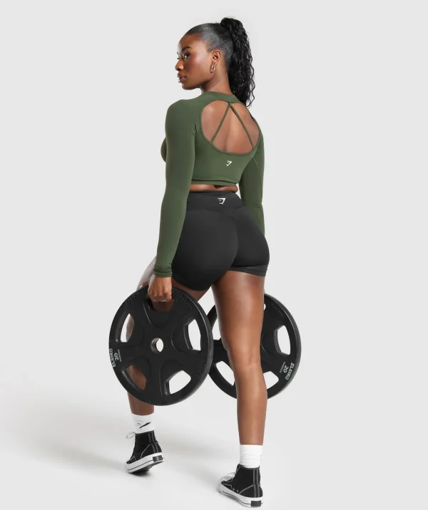 Apex Limit Seamless Long Sleeve Crop Top