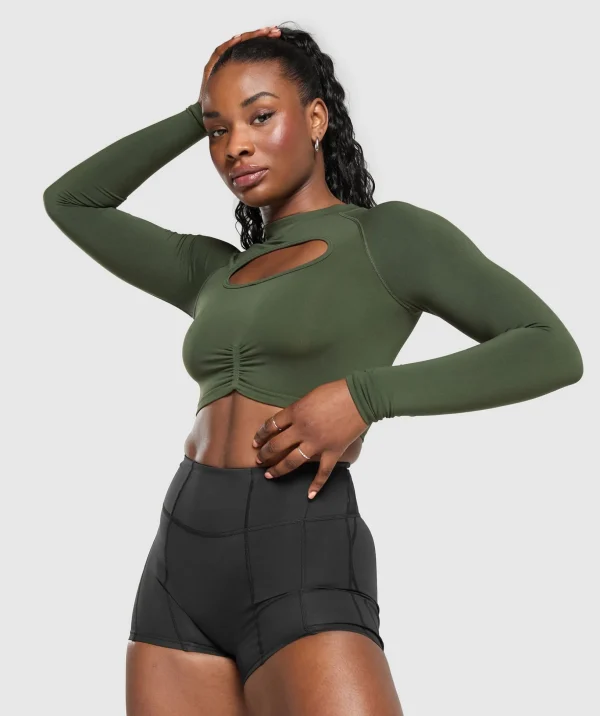 Apex Limit Seamless Long Sleeve Crop Top