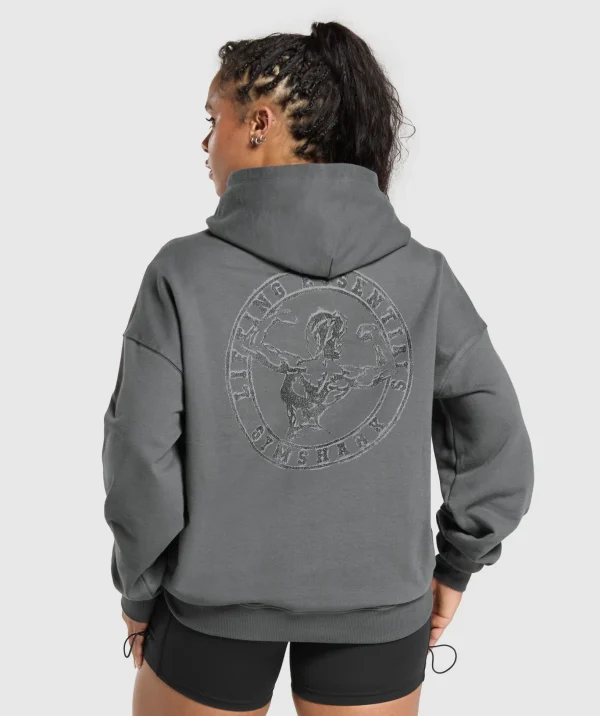 Back Gains Graphic Hoodie