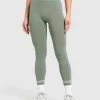 Contrast Seamless Leggings