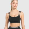 Contrast Seamless Sports Bra