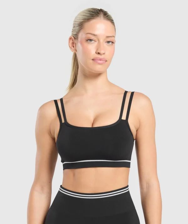 Contrast Seamless Sports Bra