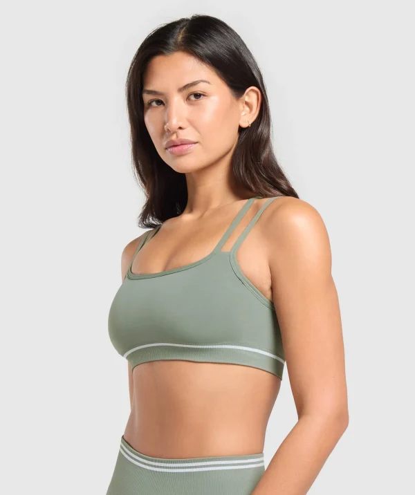 Contrast Seamless Sports Bra