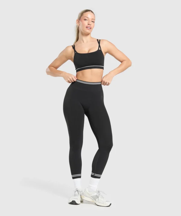 Contrast Seamless Sports Bra