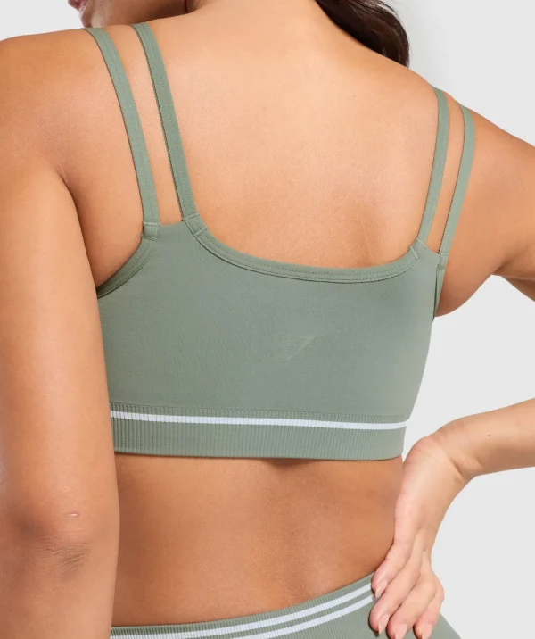 Contrast Seamless Sports Bra