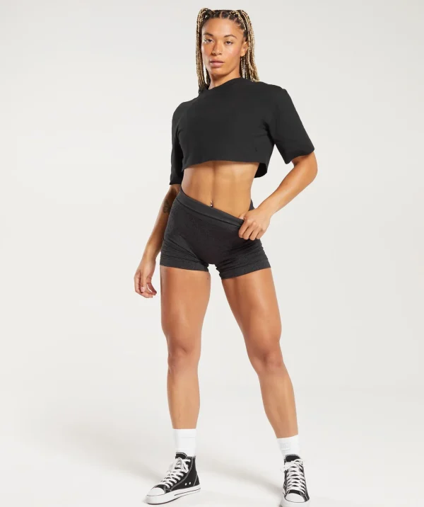 Cotton Boxy Crop Top