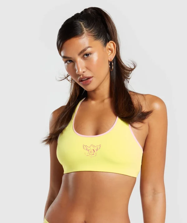 Cotton Graphic Bralette