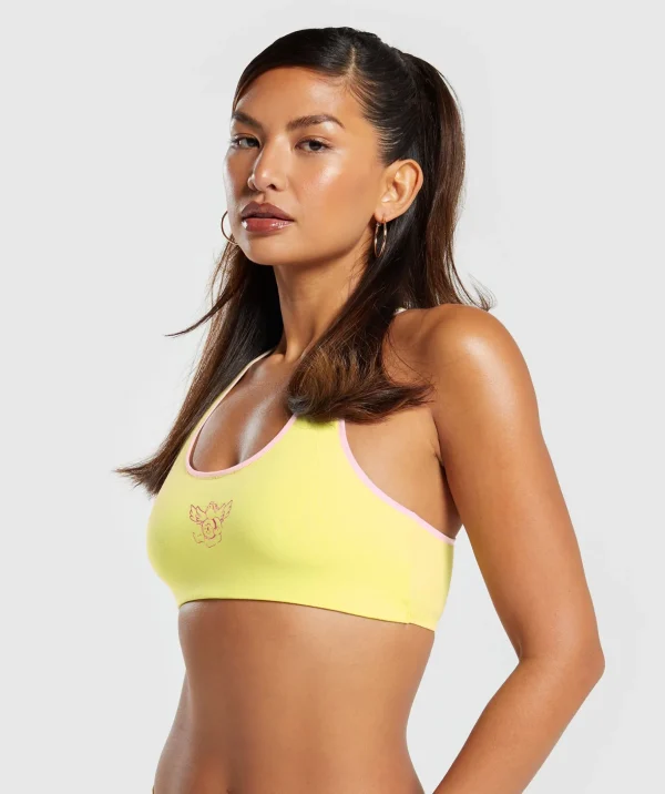 Cotton Graphic Bralette