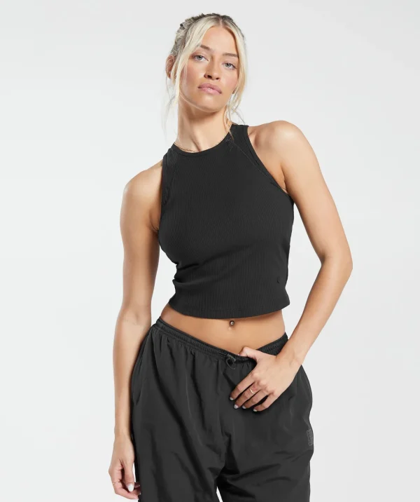 Cotton Rib Midi Tank