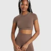 Cotton Seamless Crop Top