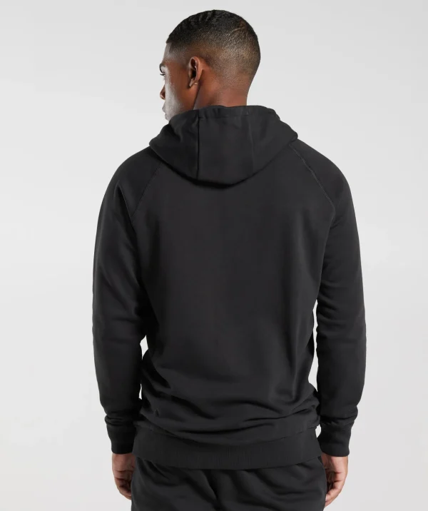 Crest Zip Up Hoodie