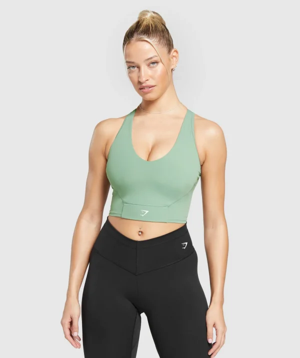 Crop Mesh Tank