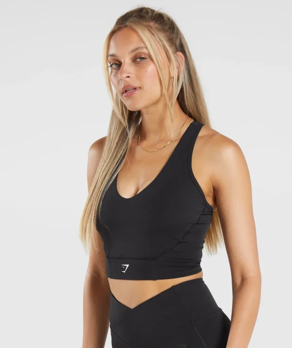 Crop Mesh Tank