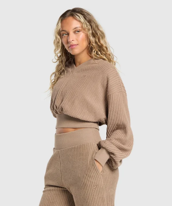 Cropped Cord Sweater